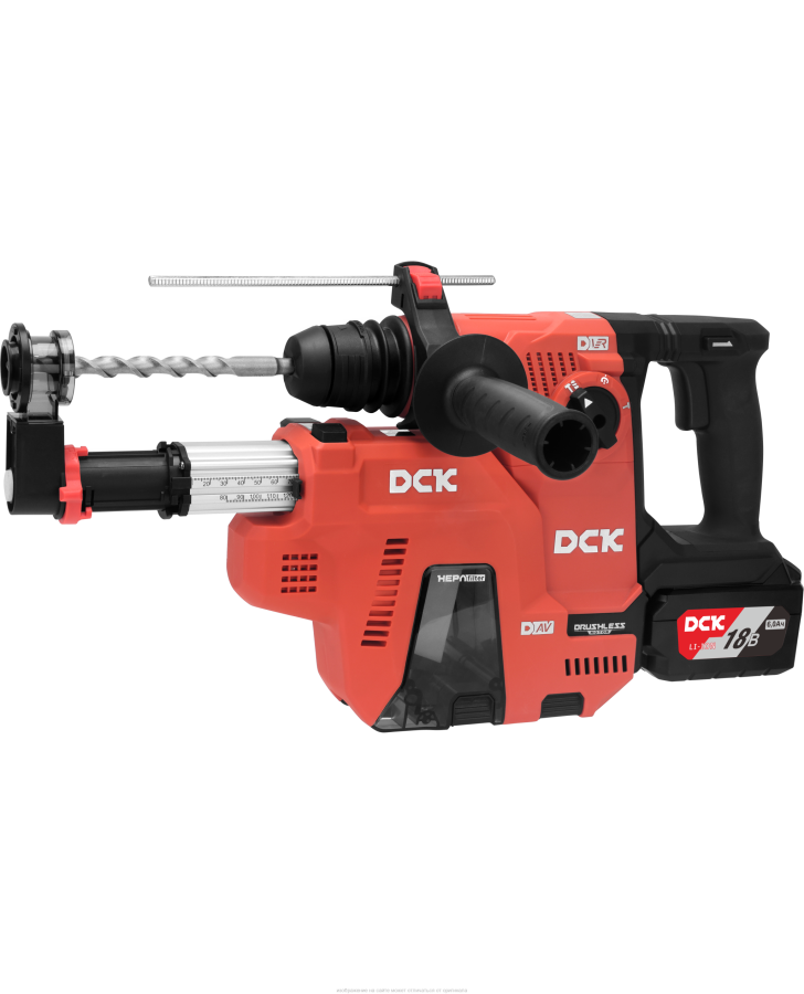 Перфоратор аккумуляторный DCK KRH20V-26, 18В. 3,6 Дж, 2*6А/ч