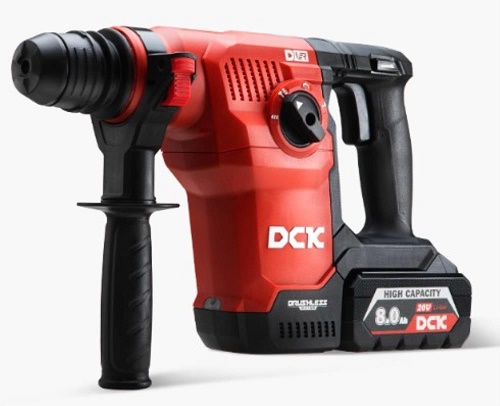 Перфоратор аккумуляторный DCK KRH20V-28, 18В, 3,6Дж, 2*6А/ч