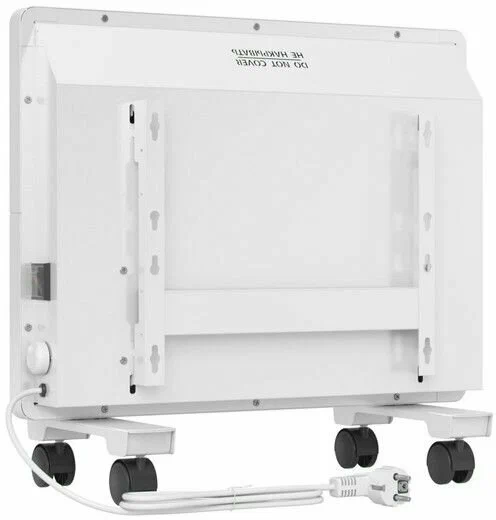 Конвектор электрический КМ-1000.1, 230 В, 1000 Вт, X-образный нагреватель, колеса, термостат // MTX