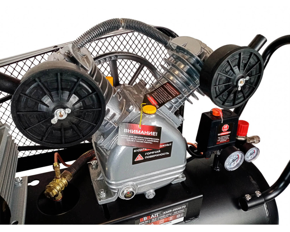 Компрессор воздушный BRAIT KMR-2500/70 20.01.022.043