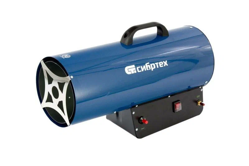 Газовая тепловая пушка СТГ-50, 50 кВт, 1400 м3/ч, пропан-бутан Сибртех