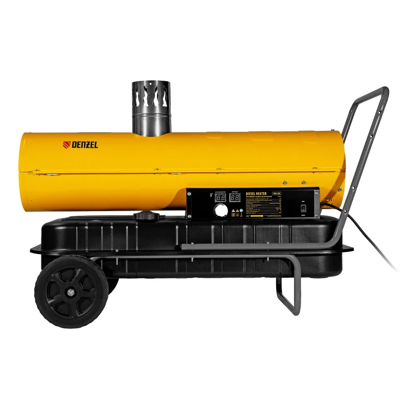 Дизельная тепловая пушка NHG-30i, 30 кВт, 750 м3/ч, непрямой нагрев, цифровой термостат Denzel