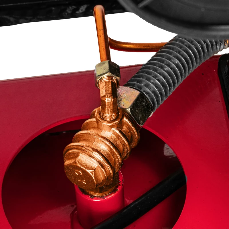 Компрессор воздушный ременный привод КР2500/80, 2,5 кВт, 80 литров, 420 л/мин МТХ