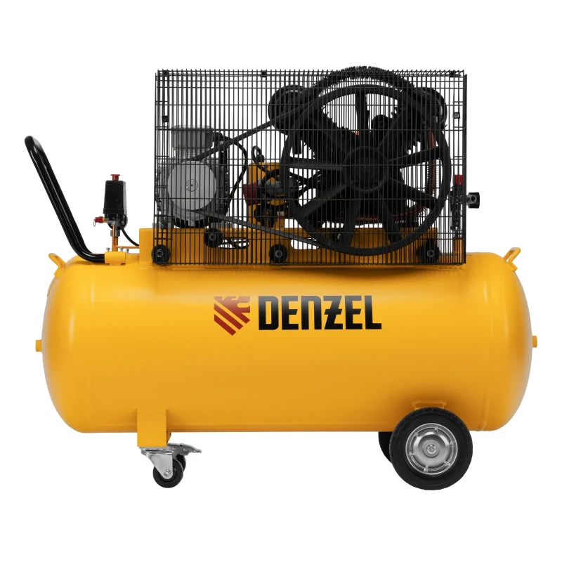 Компрессор воздушный рем. привод BCV 4000-T/200, 4,0 кВт, 200 литров, 690 л/мин Denzel